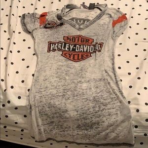 Harley Davidson sheer/light top